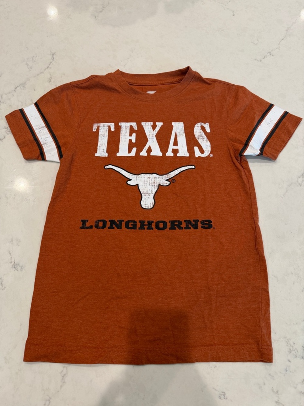 Texas Longhorns Kids Short Sleeve Tee - Burnt Orange size youth S